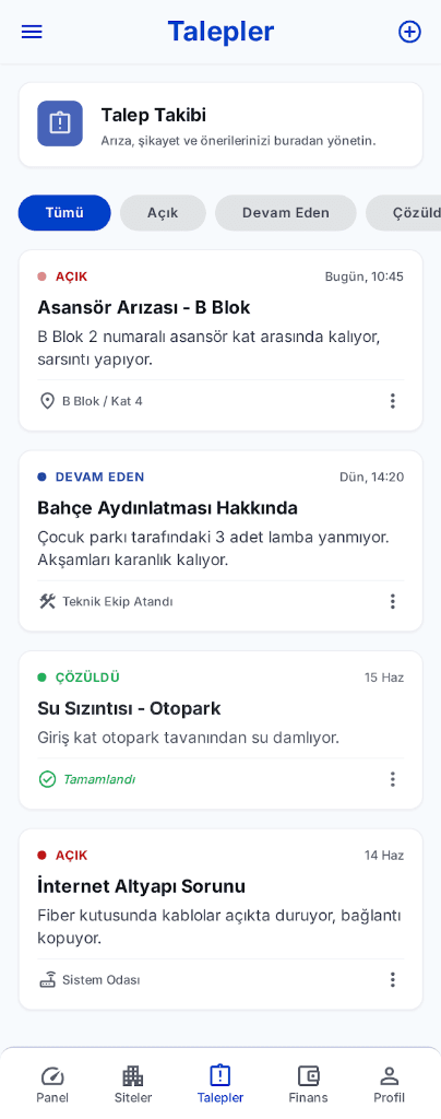 Paydaşım Sakin İletişimi